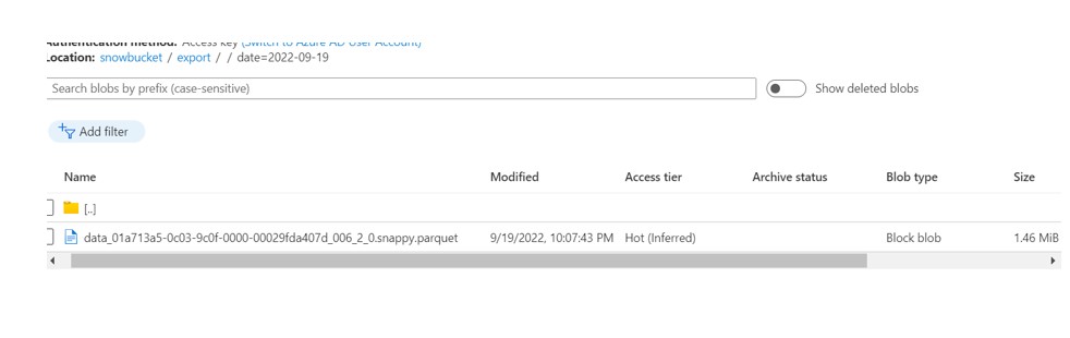 File Unload to Azure