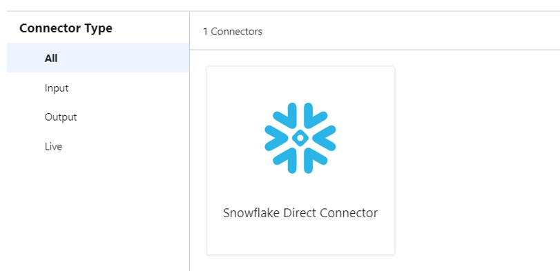 Snowflake Direct Connector
