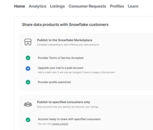 Data Sharing with Listing in snowflake - Cloudyard
