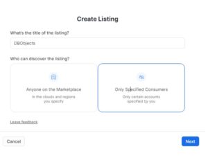 Data Sharing with Listing in snowflake - Cloudyard