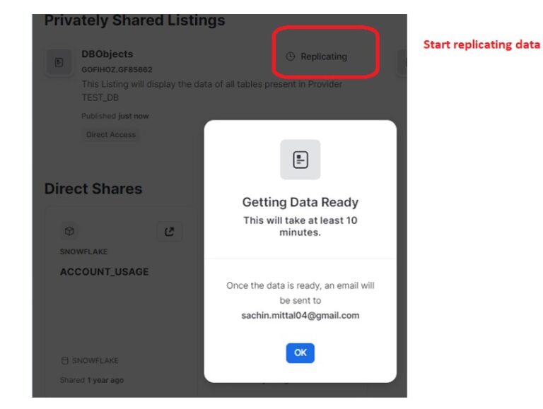 Data Sharing with Listing in snowflake - Cloudyard