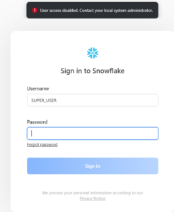 Disable Inactive Users in Snowflake