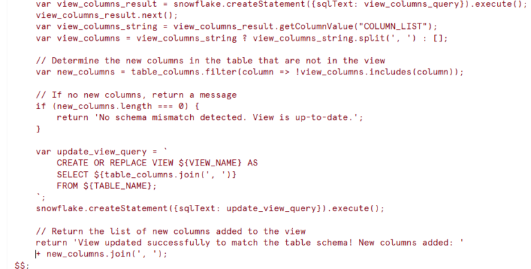 Schema Evolution with View Refresh in Snowflake - Cloudyard