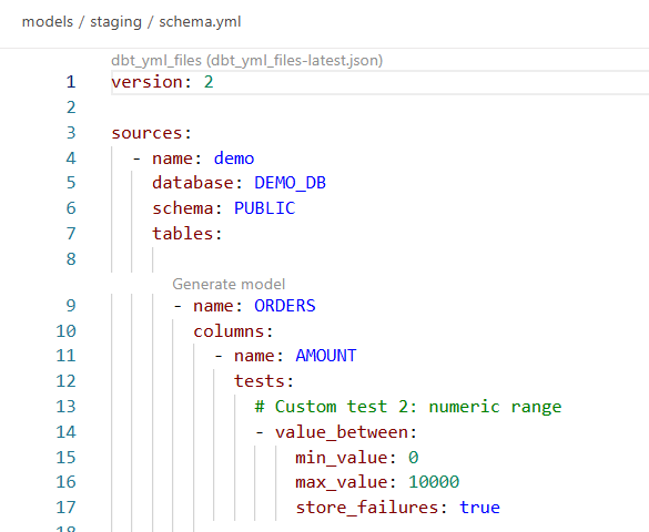 Schema file