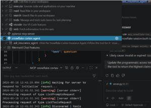 MCP Connects GitHub Copilot in VS Code to Snowflake Cortex Agents ...