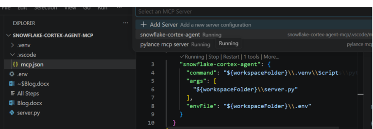 MCP Connects GitHub Copilot in VS Code to Snowflake Cortex Agents ...