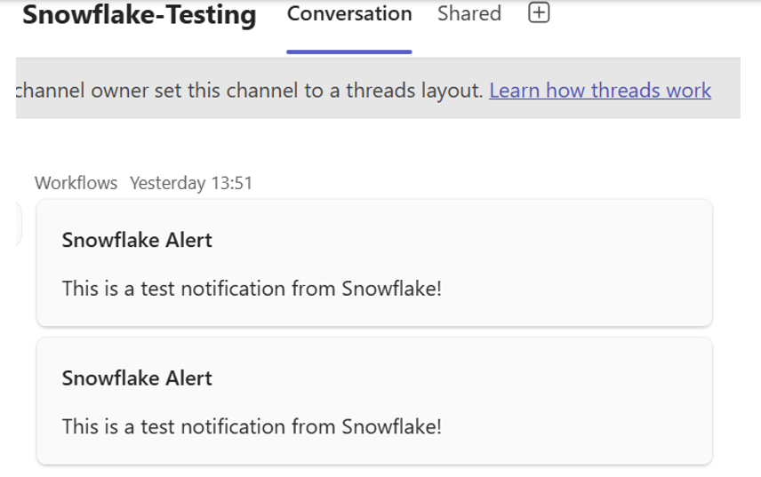 SF Testing Channel