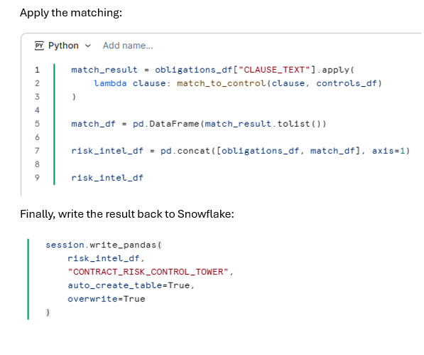 Notebook Code