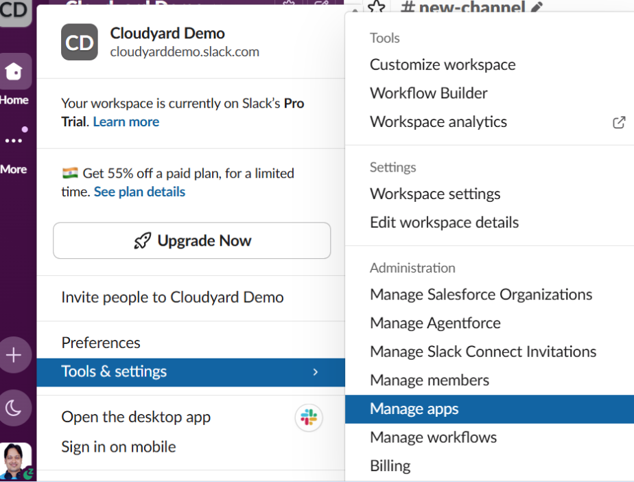 Manage Apps